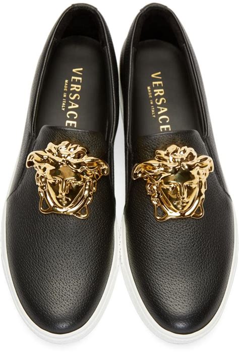 versace slip on sneakers con zeppa|versace greece sneakers.